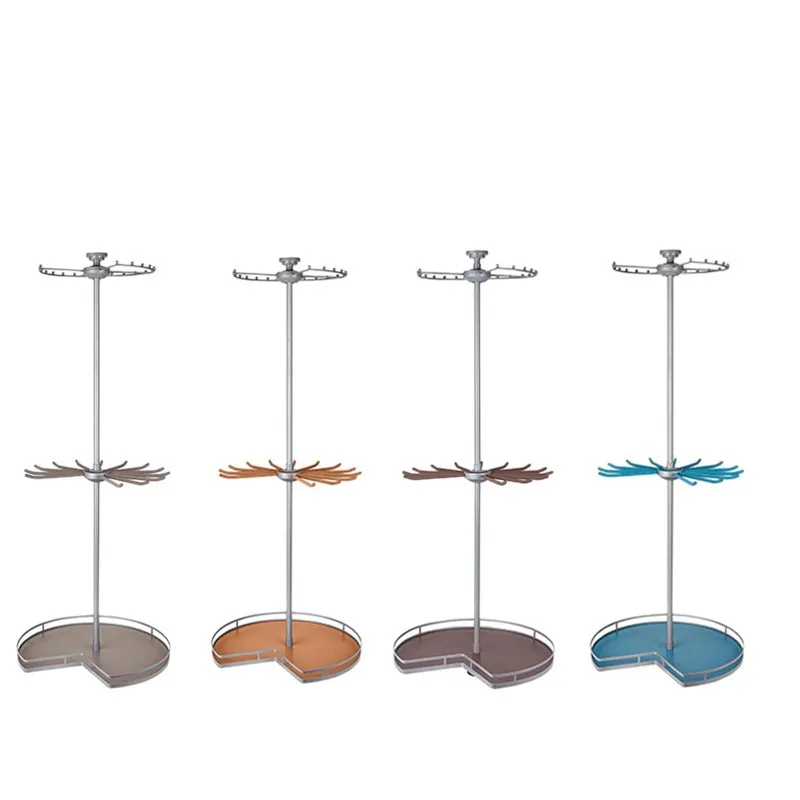 

Wardrobe rotating hanger 360-degree multi-functional cloakroom corner storage three-layer basket wardrobe pull basket hanger