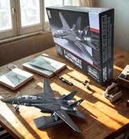 Planes Model 1/72 Scale F-14 Tomgat Fighter Finished ABS Simulation Aircraft Decoration for Collections and Displays