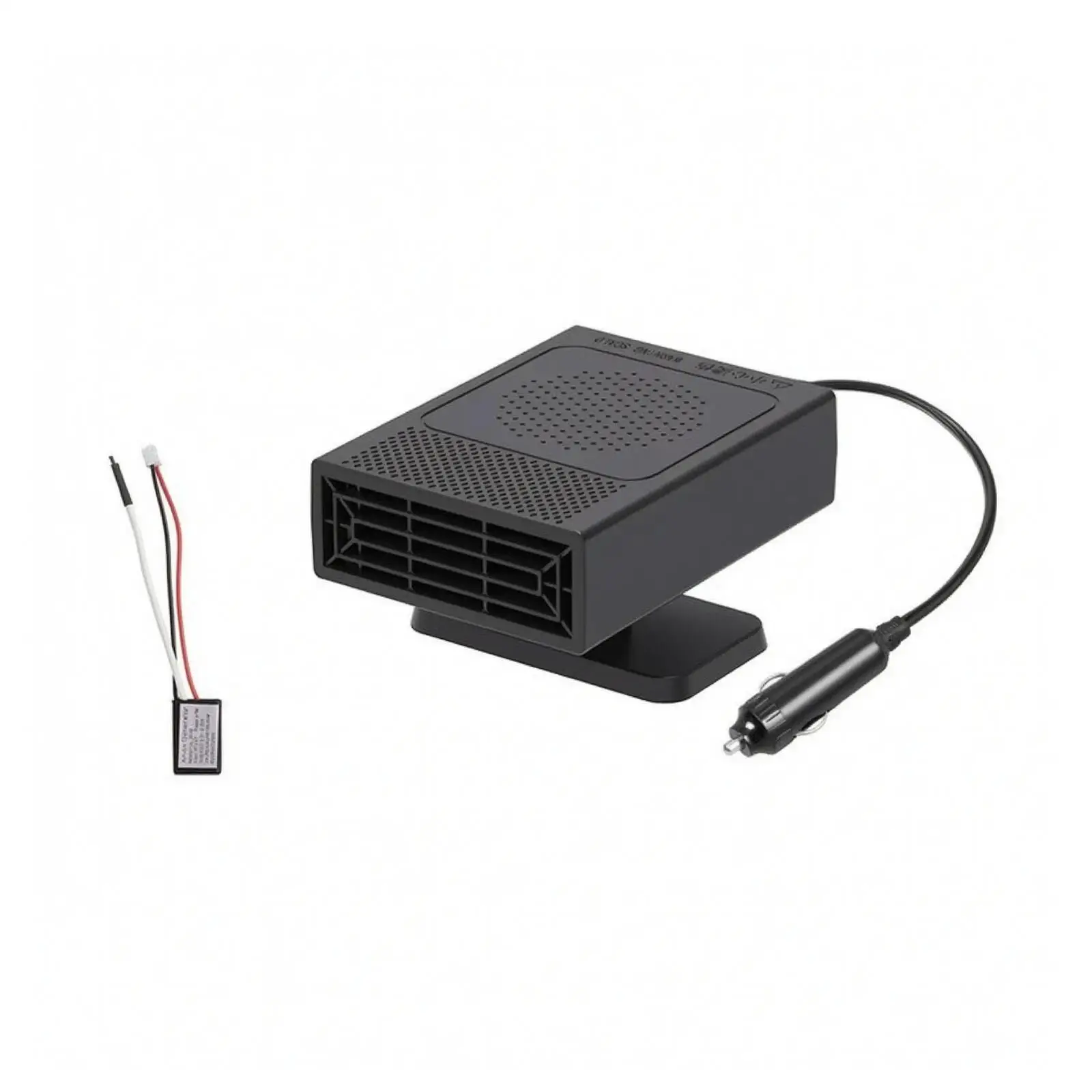Compact 12V Heater for Car with Metal Housing and ABS Build for Efficient Defrosting on Winter Trips