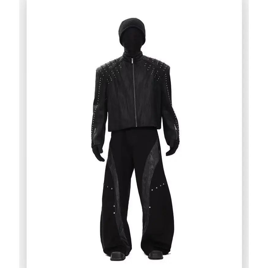 

Loose Men's Jaet 2024 Spring Autumn Sli Streetwear Hong Kong Sle Casual Coat High Street Trend Harajuku Korean Version