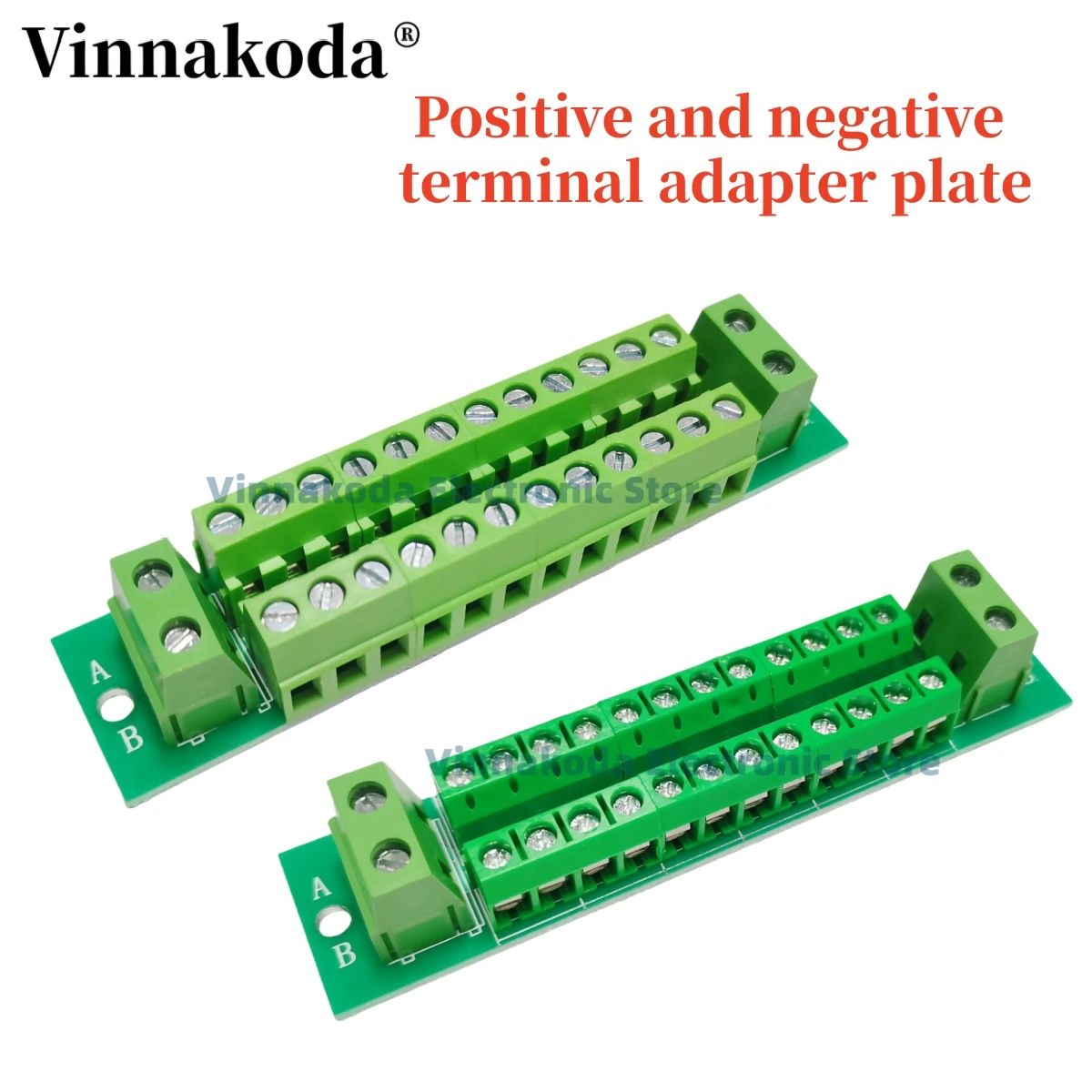 

Positive and negative terminal adapter board 5.0/7.5MM pitch terminal adapter board, solder-free test board PCB