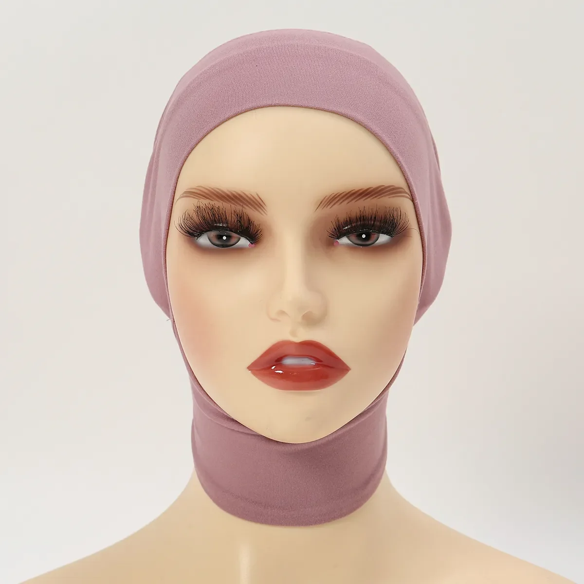 Muçulmano Hijab Cap Interior para Mulheres, Islâmico Headcover, Headcover, Underscarf, Undercap, Lenço, Turbante, Chapéu, Pronto a vestir, Sólido