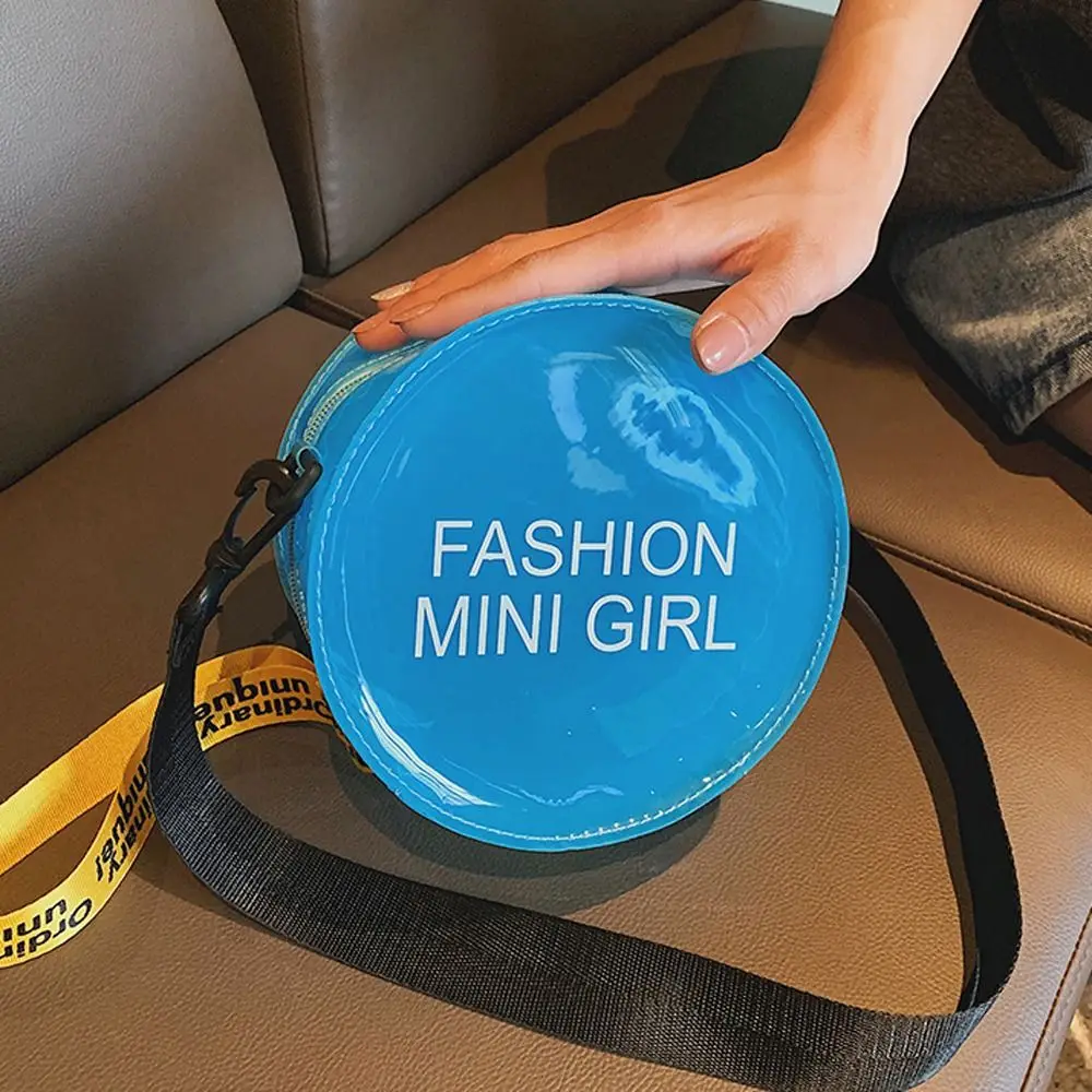 Bags Fashion Coin Purse PVC Round New Purse Wallets Transparent Shoulder Bags Korean Crossbody Bag Women Messenger Bags