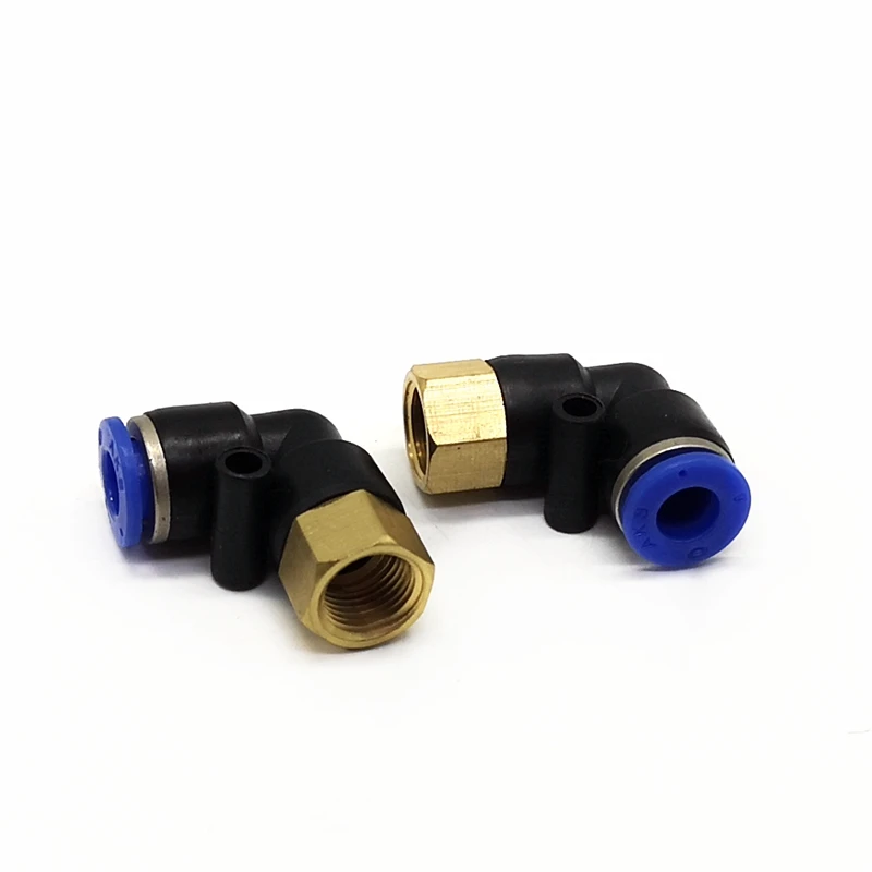 1PCS Pneumatic Fitting Elbow Female Thread Fitting 1/8'' Thread for 8mm 6mm Tube