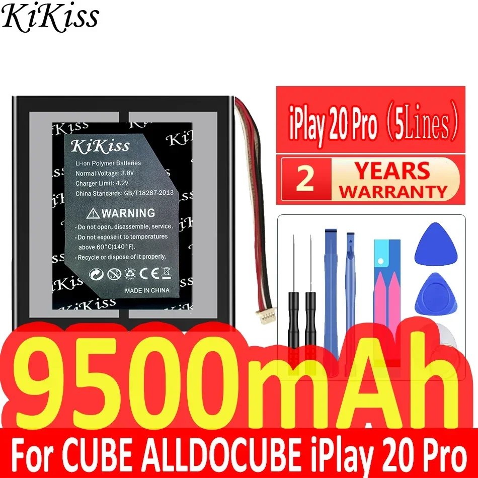 

KiKiss Battery 9500mAh Tablet for CUBE ALLDOCUBE iPlay 20 Pro/ iPlay20 Pro 20Pro