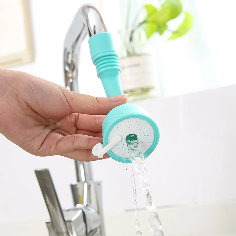Faucet Water Saver 2cm Blue Shower Head Filter Nozzle Diffuser Extender 360 Rotation Sink Spray Save Water Easy Install