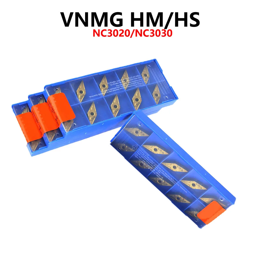 

Оригинальный VNMG1604 VNMG160404-HM NC3120 VNMG160408-HM NC3030 VNMG160412-HM NC3020 Твердосплавные вставки с ЧПУ Инструменты VNMG 160404 160408