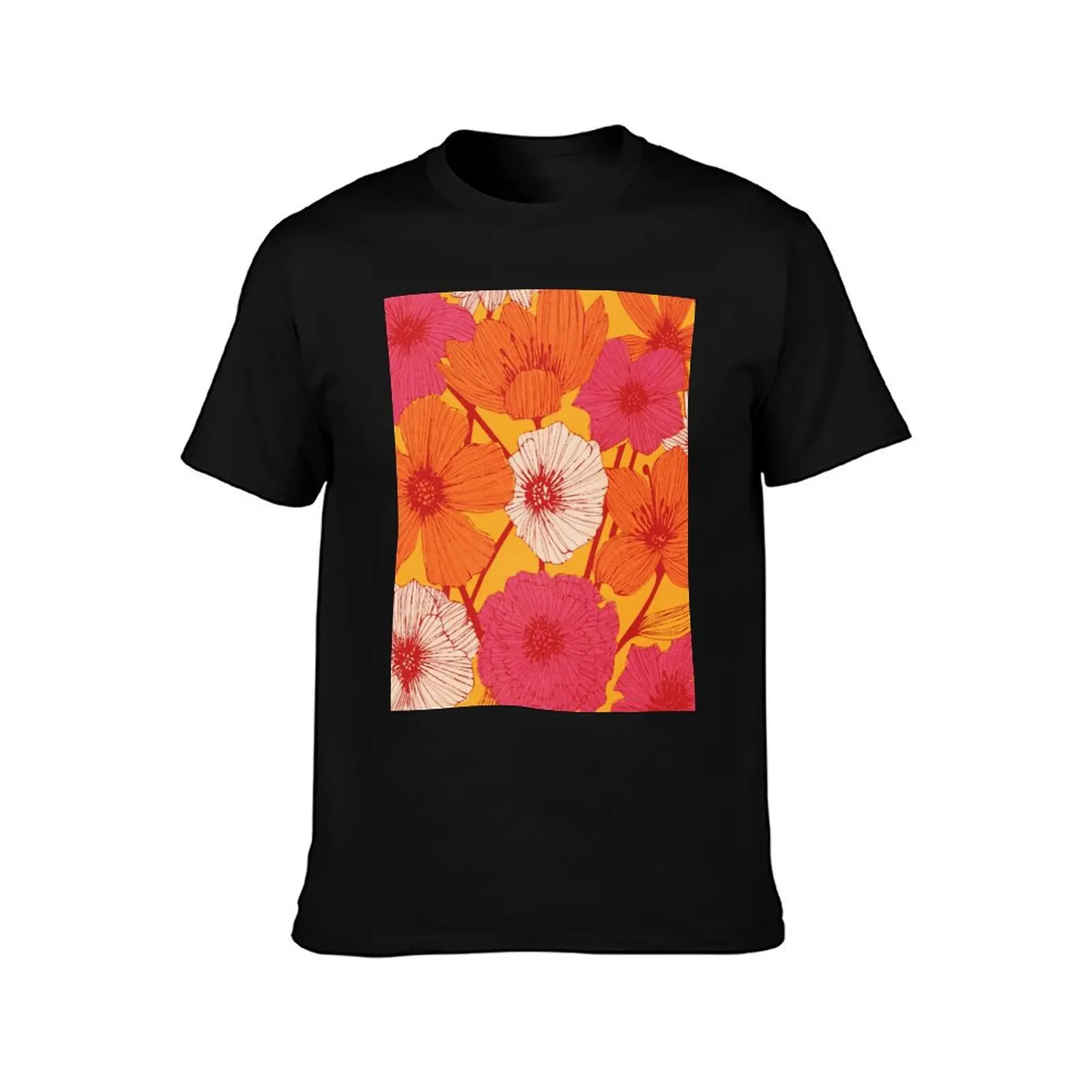 Summer Flowers T-Shirt oversized vintage graphic tee vintage anime t shirts mens clothes