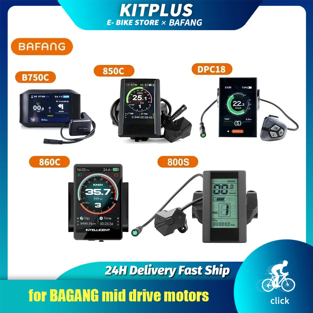 

Electric Bicycle LCD Display Indicator for Bafang/ 8fun Mid Drive Motor C965 C18 850C 750C Bluetooth for Ebike Conversion Kit