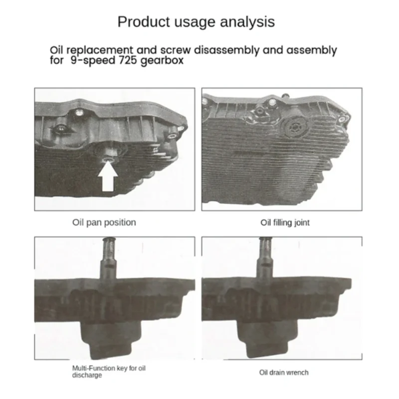 Transmission Oil Filling Tool For Mercedes Benz 725.0 9-Speed Oil Change Tools Change Transmission Oil Filler Tool for 9G-Tronic