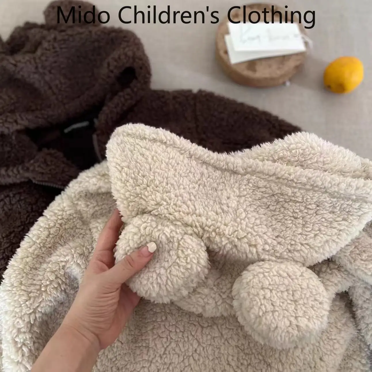 الكورية نمط الاطفال أفخم سترة الشتاء الخريف أزياء بلون الطفل زمم معطف بالجملة