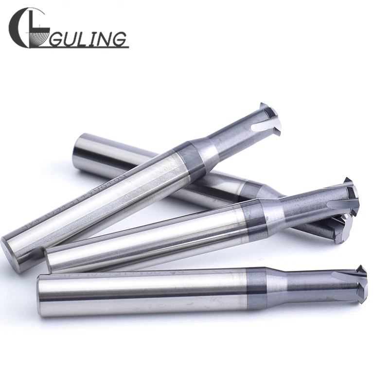 CNC 80 Degree Tungsten Steel Single Tooth PG German Standard Thread Milling Cutter P G 7 9 11 13.5 16 21 29 36 42 48 mill mills