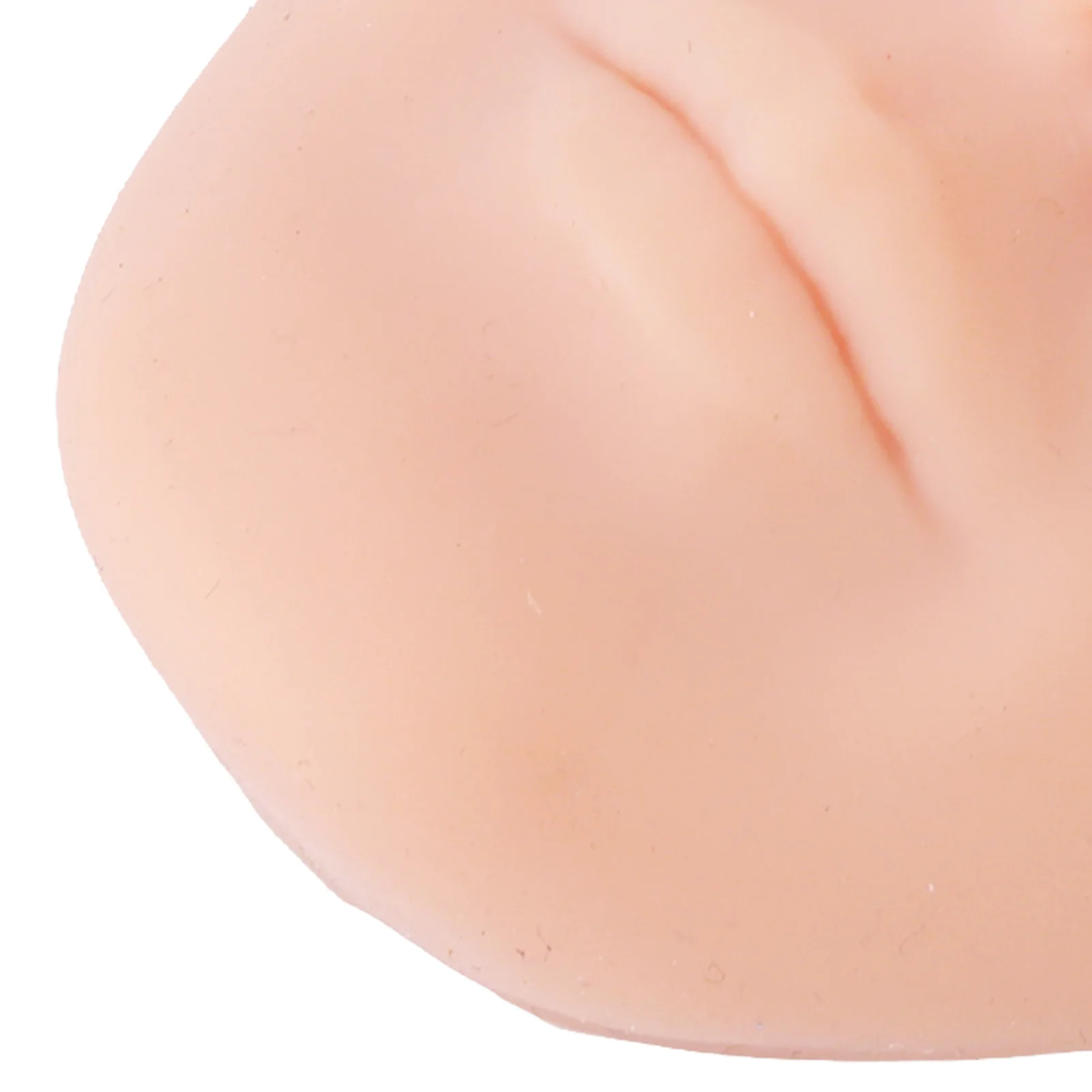 5D Silicone Makeup Mannequin Eyebrow Eyeliner Face Tattoo Microblading Practice Face Model Light Skin Color