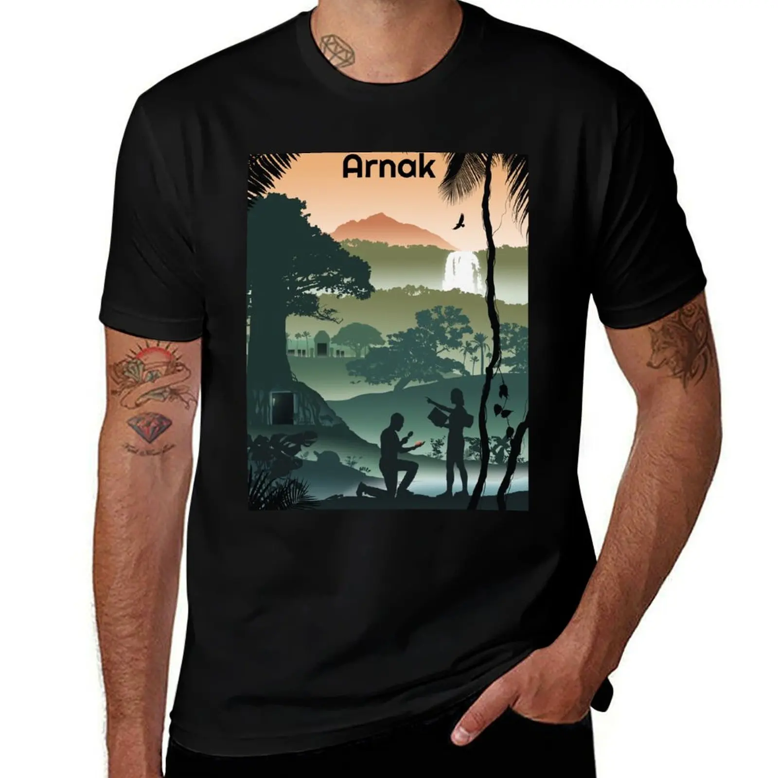 

Lost Ruins of Arnak Board Game Print T-Shirt Anti-Pilling Casual T-Shirt