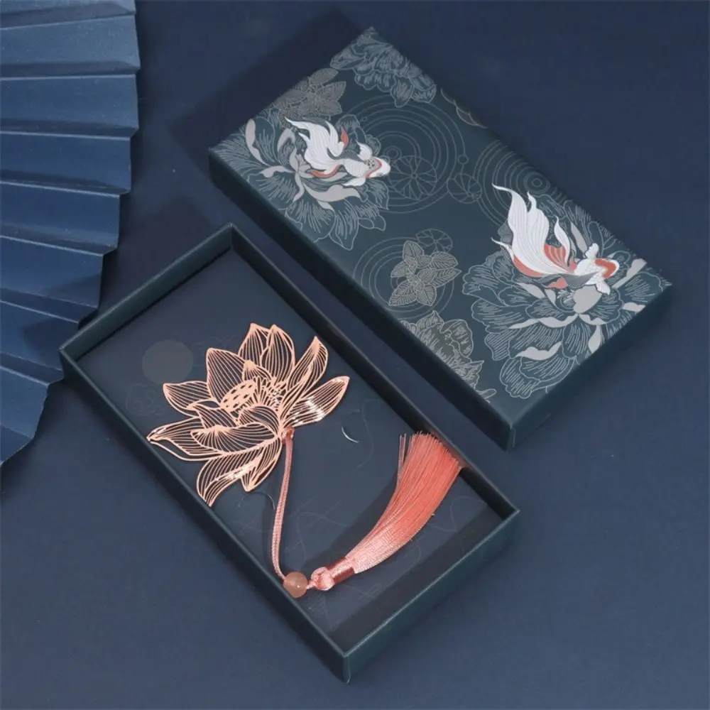 Marker Teachers'Day Gift Birthday Gift Book Page Marker Book Paginator Hollowed Leaf Flower Bookmark Metal Reading Bookmark