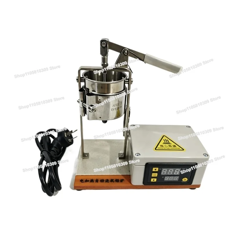 Electric Heating Table Pouring Furnace, Luya Lead Drop Mold Automatic Feeding Tin Furnace, Pressure Rod Type Lead Furnace