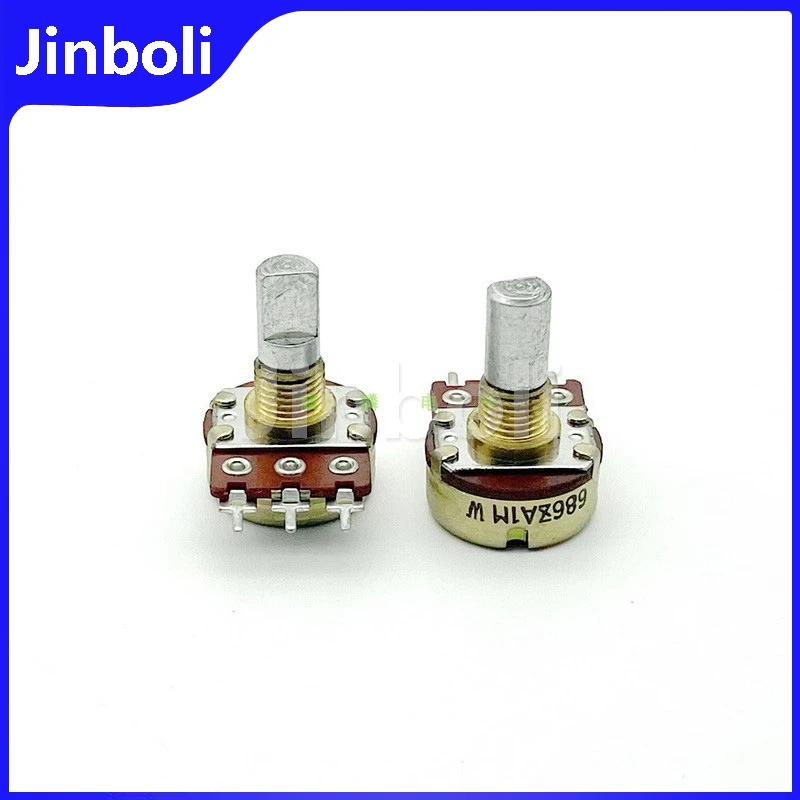 1PCS 16-type 3Pins Single A1M Speaker Amplifier Audio Gain Volume Potentiometer 15mm D Axis