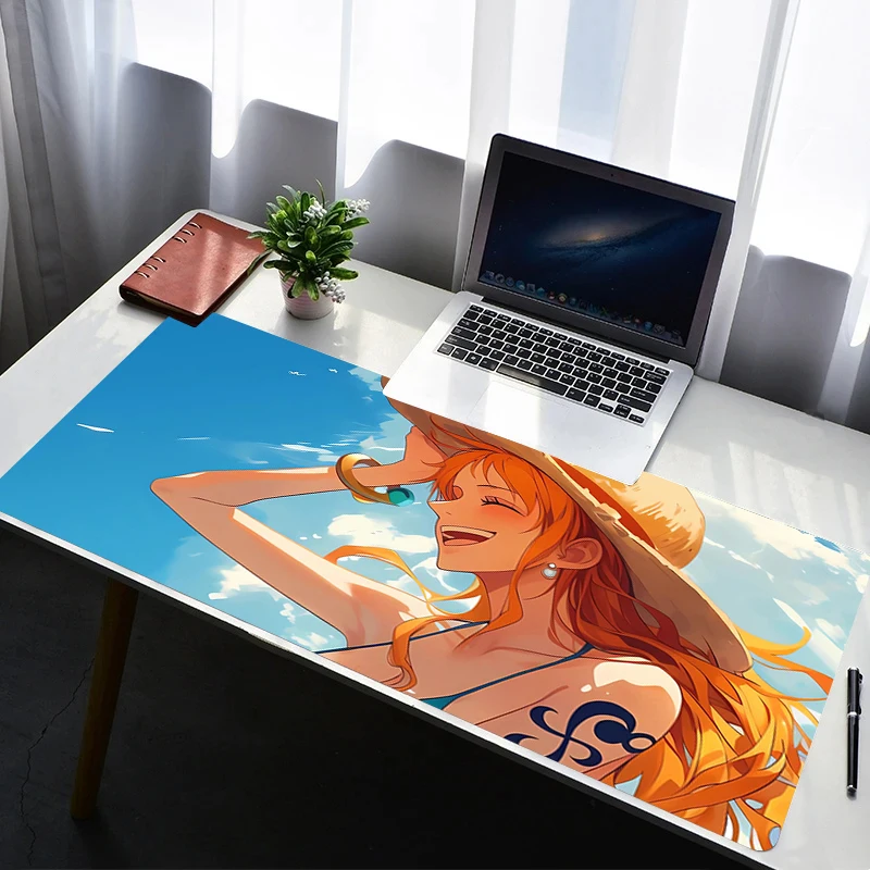 

Mouse Pad PC Accessories Non Slip One Piece Nami Rubber Mousepad Laptop Gamer Keyboard Pad Office Computer Gaming Desk Mouse Mat