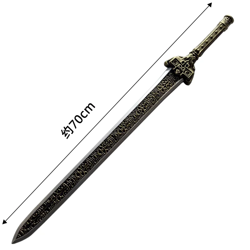 1:1 Chinese Cosplay Ancient Xuanyuan Spear Sword Gun Three Kingdoms Role Playing Model Boys s Prop Knife Kids Gift sword