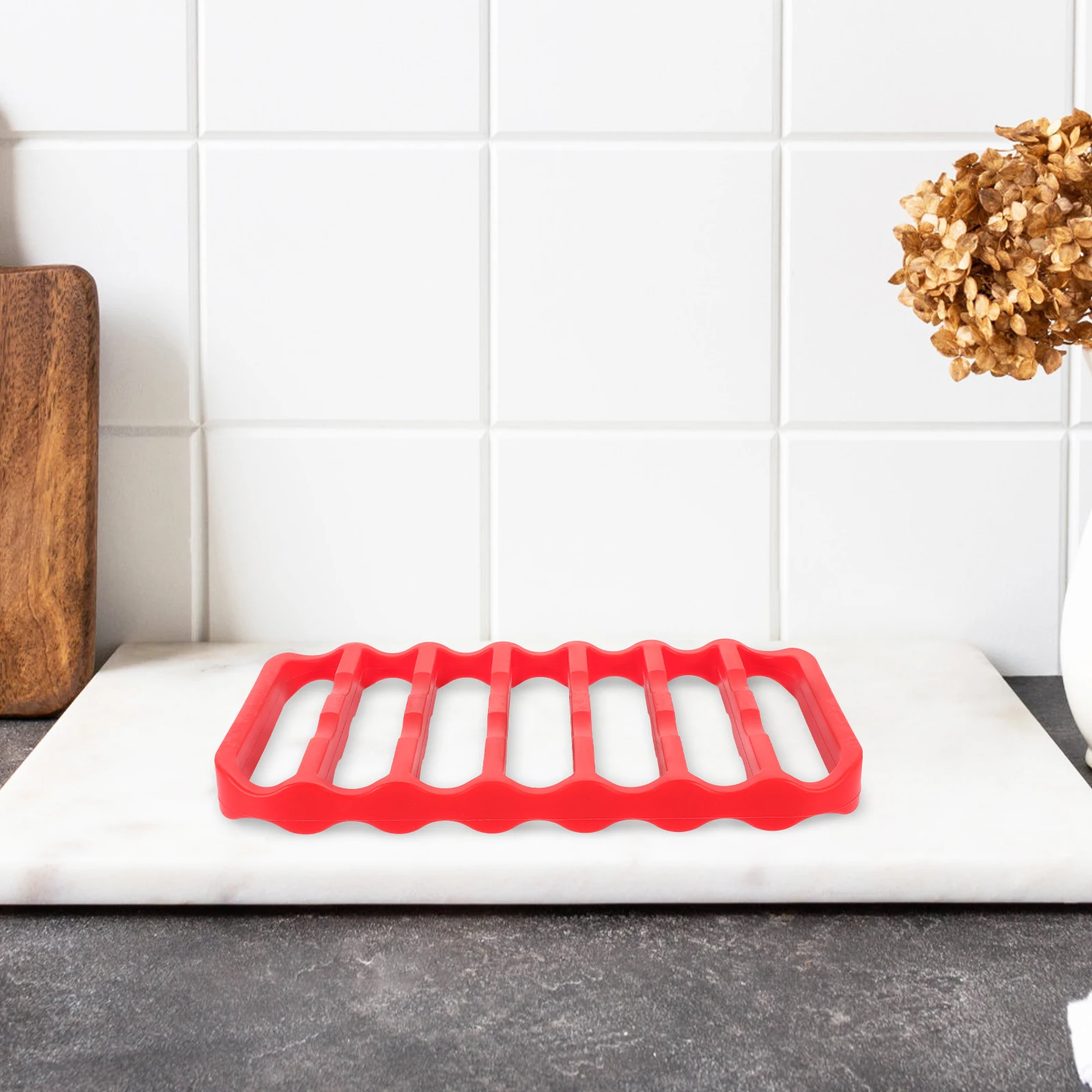

Silicone Grill Rack for Roasting Pan Micro-wave Oven Small Canning Cooling Baking Silica Gel Cooking Pot