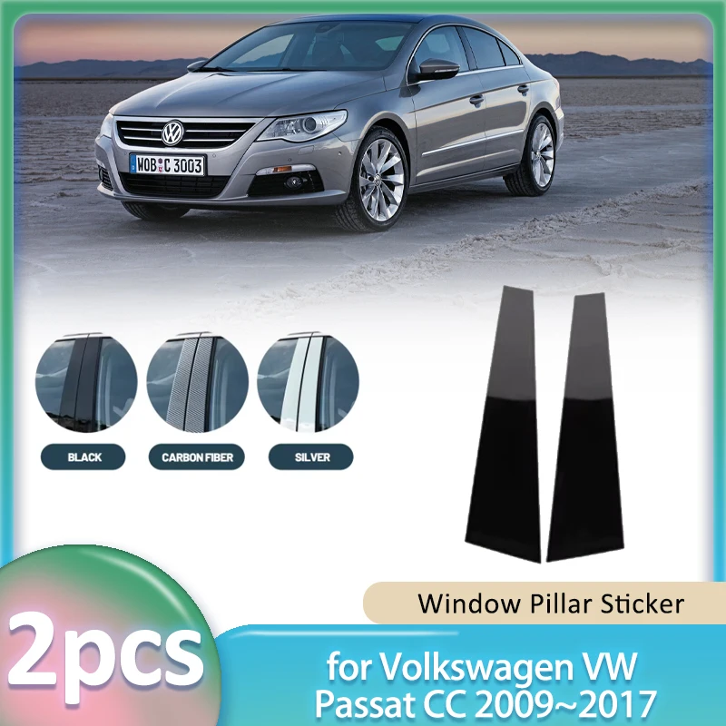 

Наклейка на окно для Volkswagen VW Passat CC 2009 ~ 2017 2010 Автомобильный ПК Материал B C Столб Крышка Наклейка на дверь Деталь Аксессуары