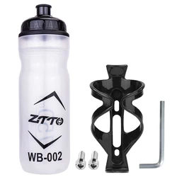 Garrafa De Água De Bicicleta Com Suporte, Garrafa Esportiva para Ciclismo Ao Ar Livre, MTB Road, 750ml