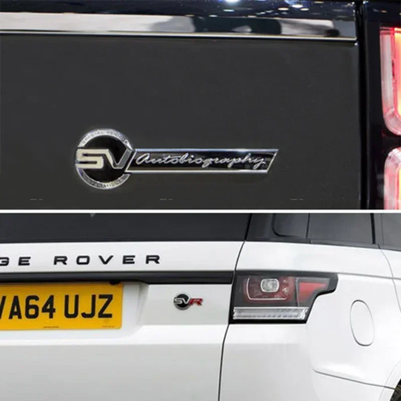 Bild 7: ABS SVR Logo Emblem Abzeichen Autoaufkleber Dekor Auto-Außenzubehör für Land Rover Discovery Velar Freelander Defender