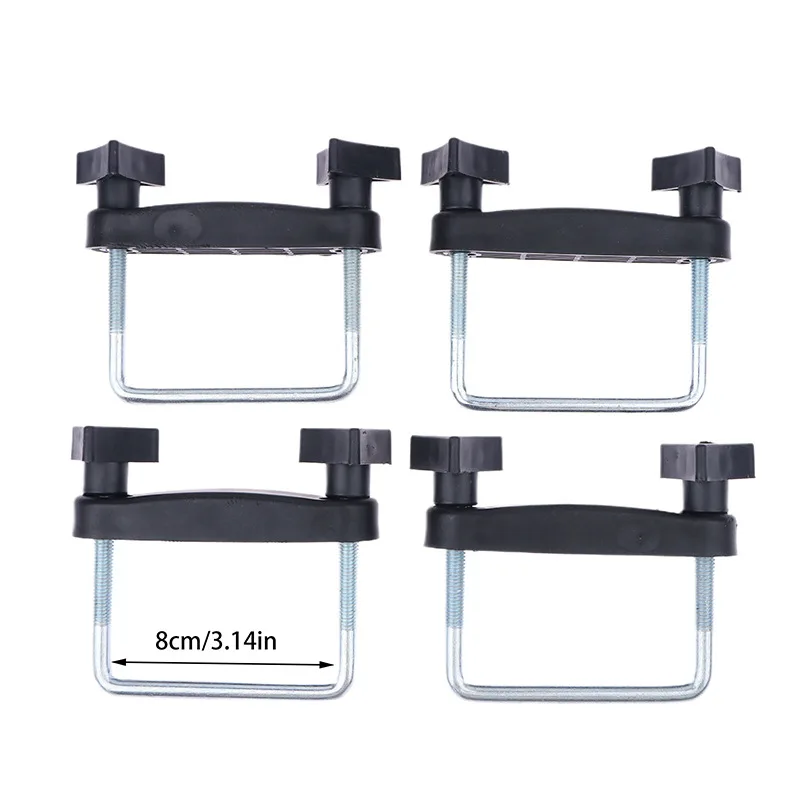4pcs Car Roof Rack Basket U-Bolt Clamps Mounting Fitting Kit 6/8cm Universal Bracket Luggage Rack Clip Luggage Rack Accessories view 6
