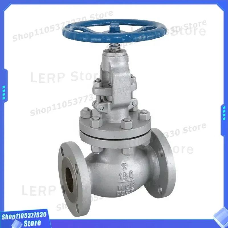 ANSI Class 150 300 600 Manual Globe Valve Flanged Cast Steel Industrial Pipeline Control Valve High Pressure Steam Water Gas