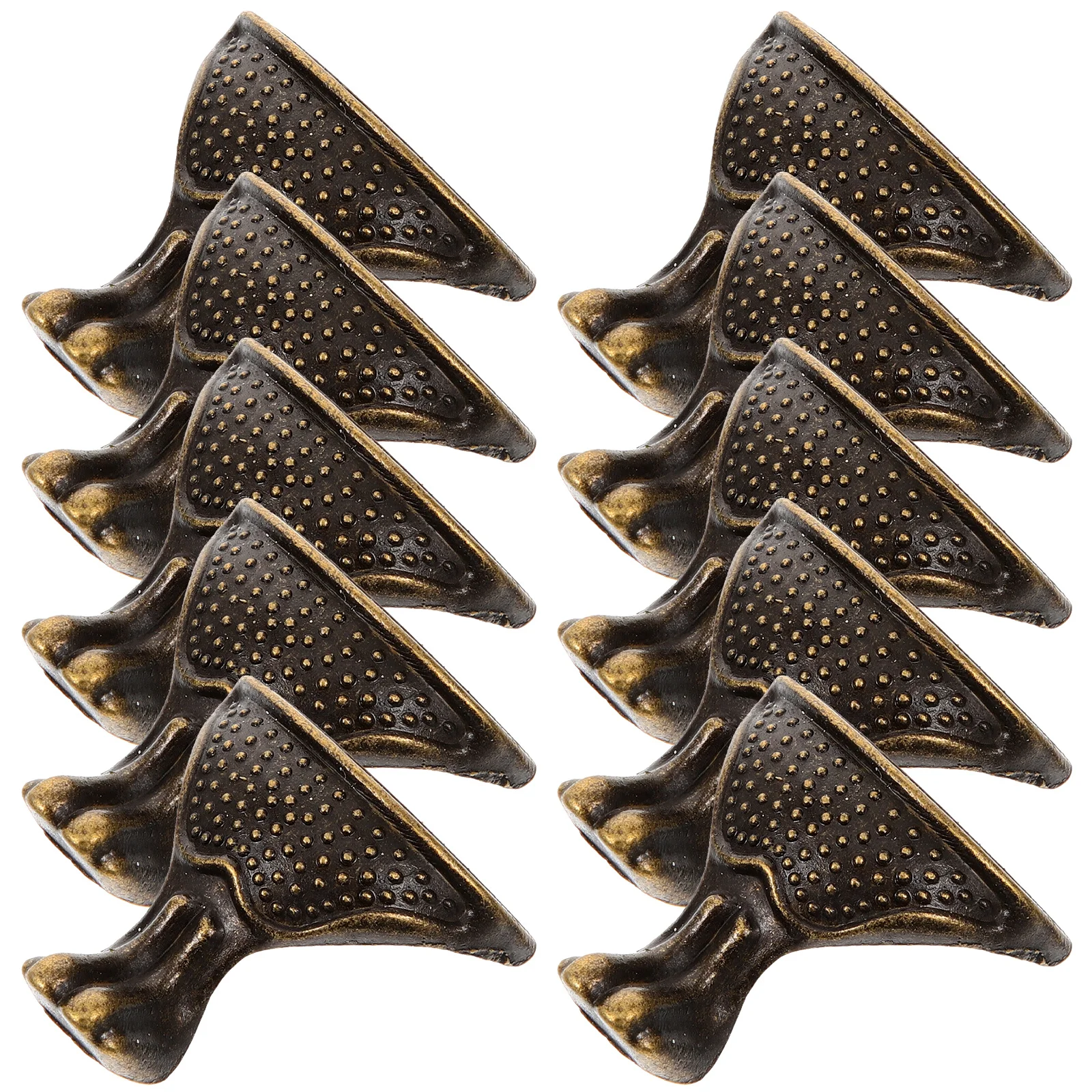 

10Pcs Zinc Alloy Furniture Legs Metal Feet for Table Chair Couch Replacement Short Legs Sturdy Support Scratch Resistant Easy