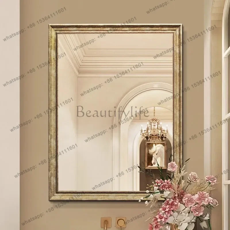 ld Men Modern Mirror Wall Decoration Vanity Girls Bedroom Bathroom Long Luxury Funky Mirror Square Espelhos   Decorations