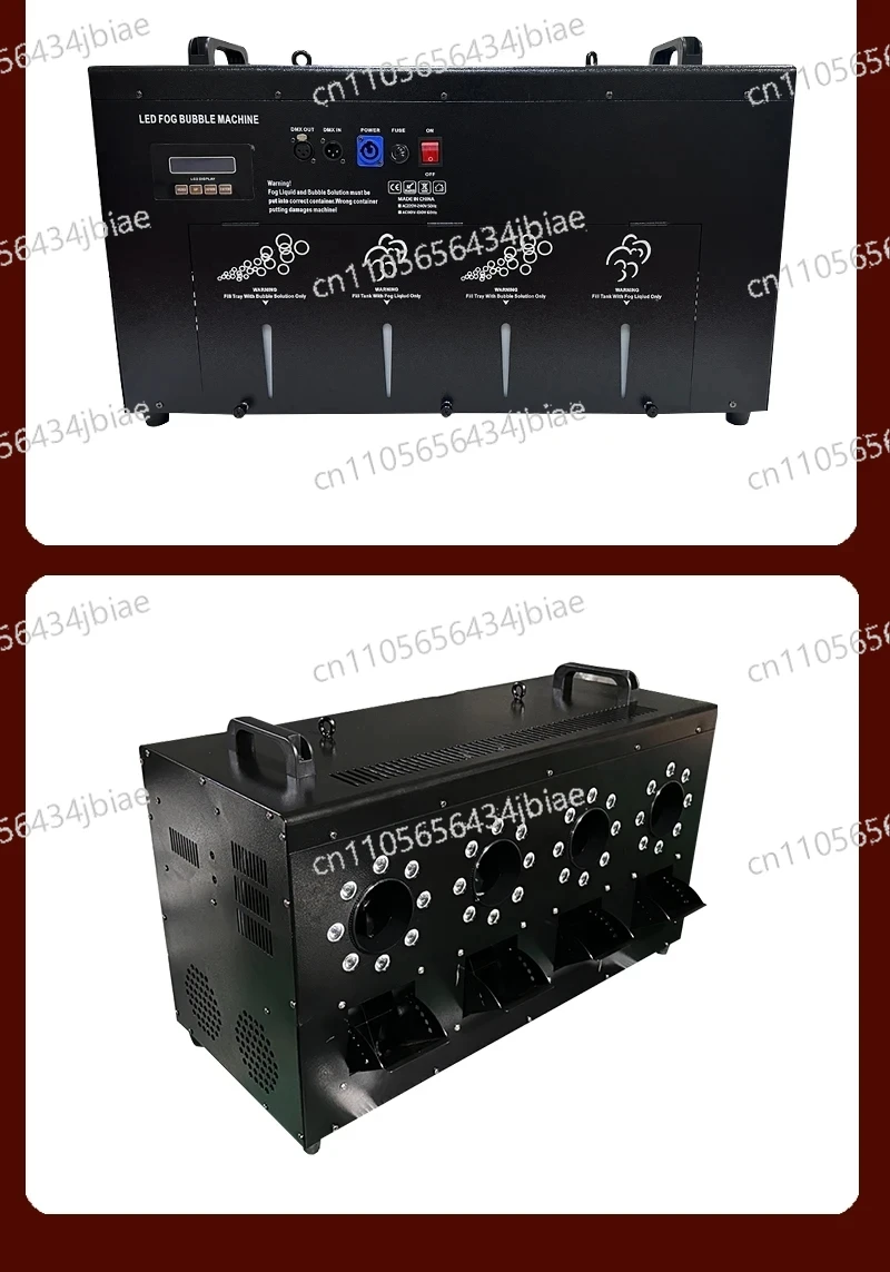 

From 3000W 1500W LED Smoke Bubble Machine Four Holes Double Holes Wedding Bubble Spray Machine DMX for Stage Special Effect