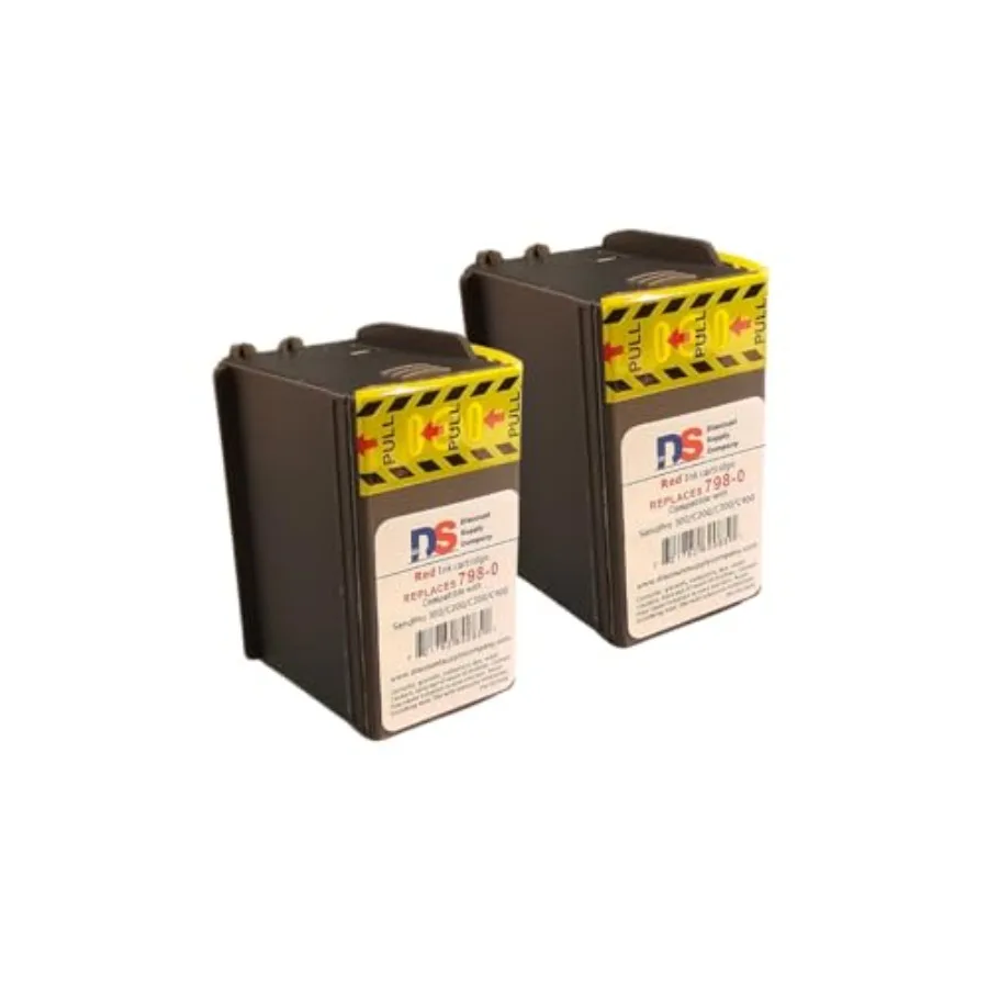 

2-Pack of SL-798-0 Compatible Ink Cartridges for Sendpro C200 C300 and C400 Postage Meters