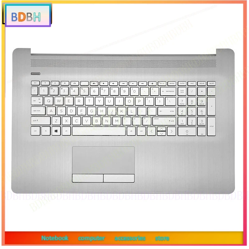 Original New Laptop US Keyboard For HP 17-BY 17-CA 17Z 17Q-CS 470 G7 TPN-I133 Notebook PC Palrmest TOP Case Backlight Keyboard