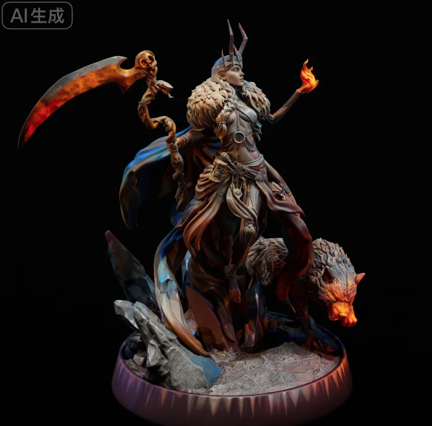 Kits de modelos de resina de 50mm, 75mm, 100mm, incoloro y autoensamblado (impresión 3D) TD-6755/3D