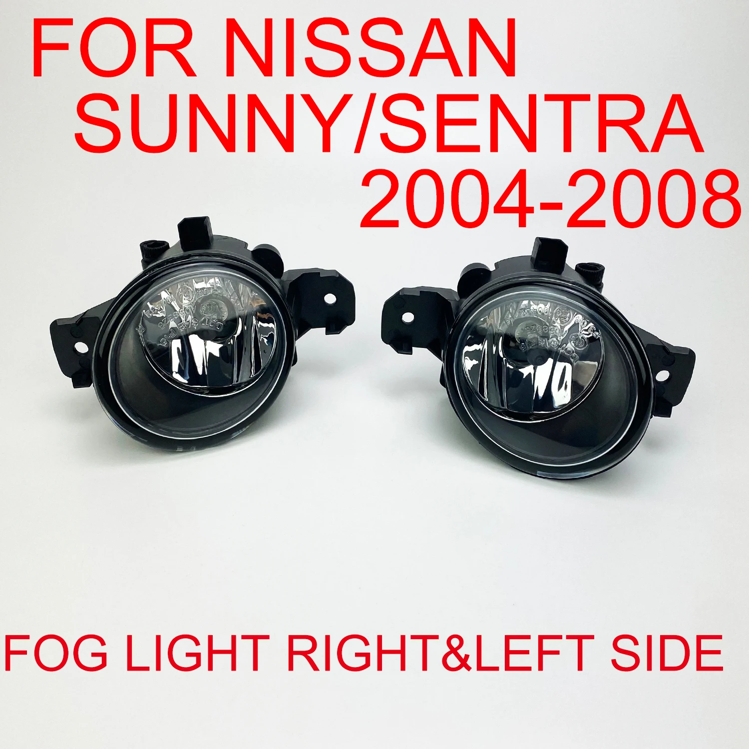 

Fog Lights Driving Lamps For Nissan Sunny Sentra 04-08 Versa 2012-2014 Direct Replacement Right + Left Side w/Bulb:H11-12V-55W