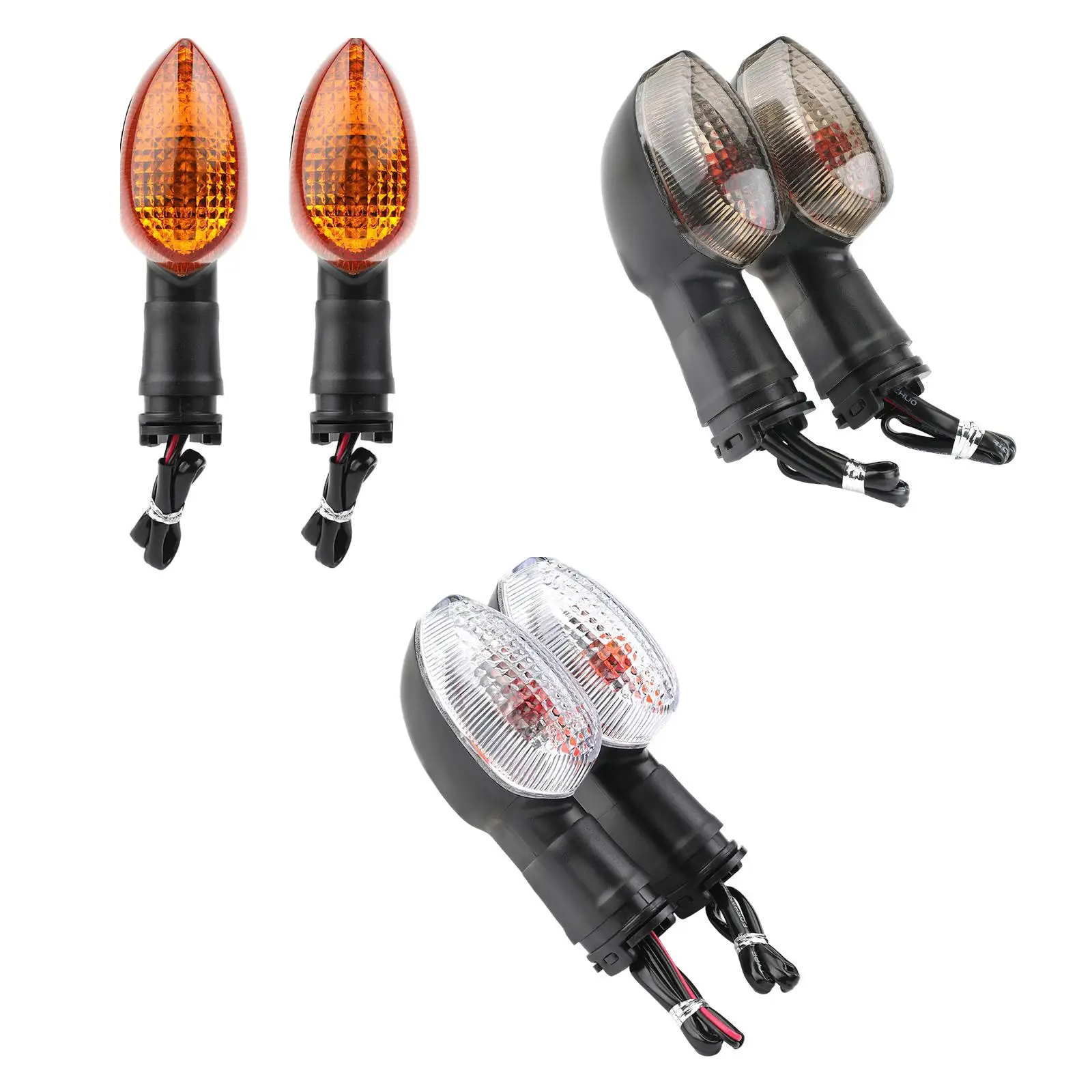 2x Turn Signal Light Indicator Spare Parts Easy to Install Motorcycle Blinker Indicator Lamp for Yamaha MT07 09 R1 R6 XJ6