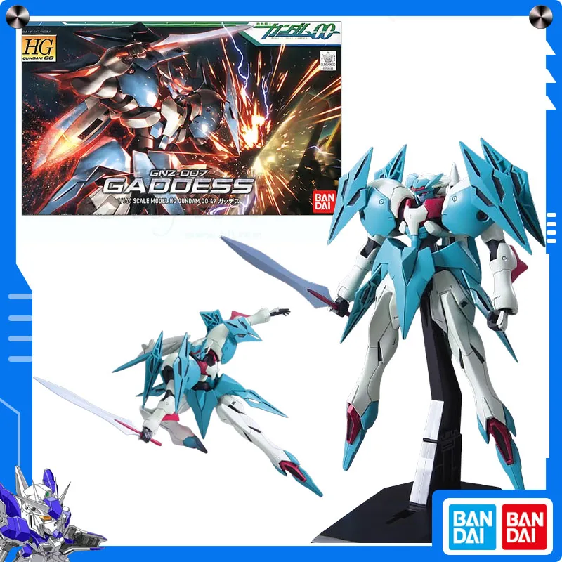 

Original Bandai Gundam 00 (Double O) 1/144 HG GNZ-007 Gaddess Anime Action Figure Assembly Model Collect Ornament Festival Gift