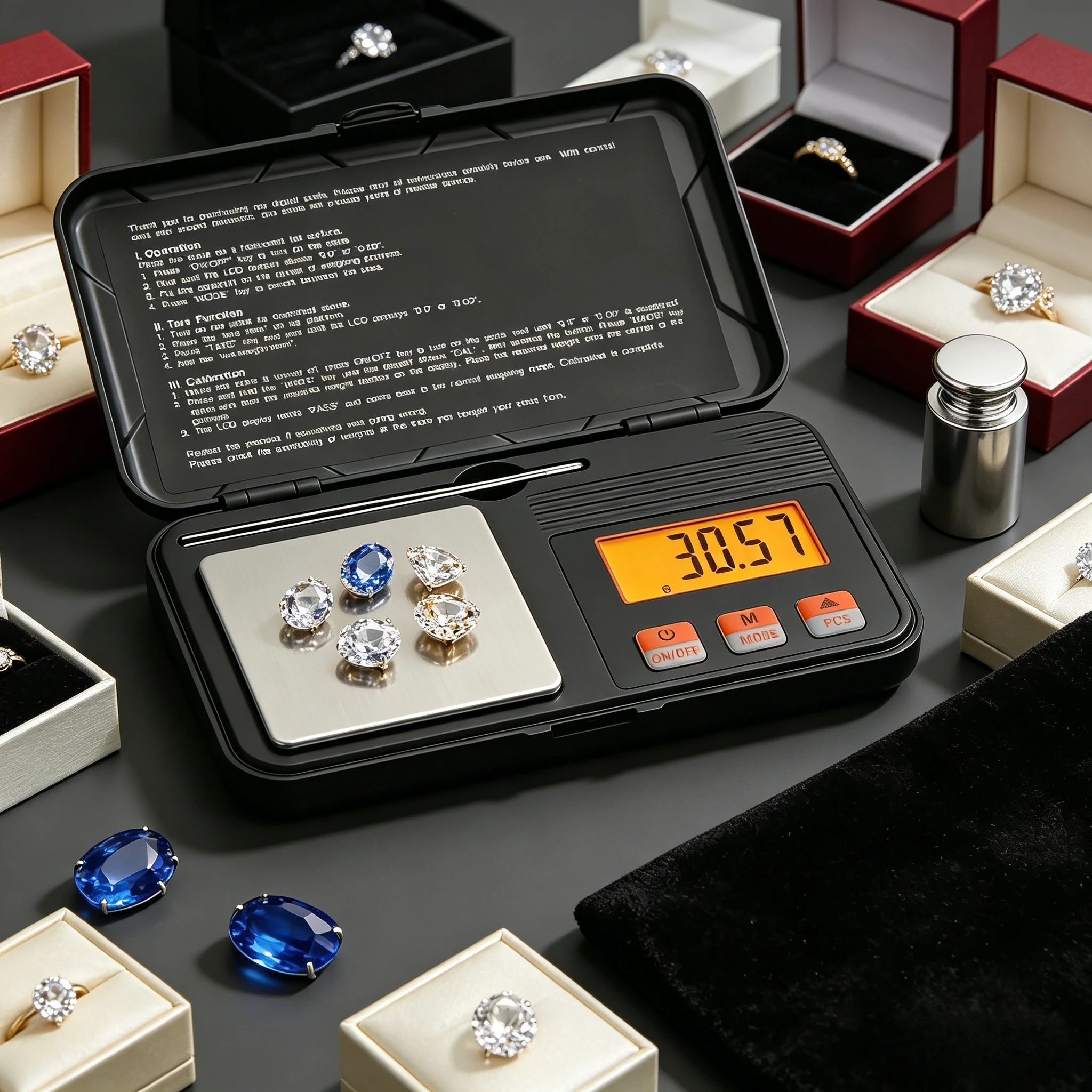 Pocket Scale 0.001/0.01g Precision Digital Electronic Gold Jewelry Carat Diamond Balance Mini Mg Scales Portable Weighing