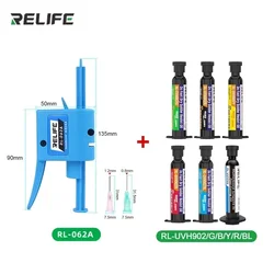 RELIFE RL-UVH902 3 Seconds Quick Dry Oil Jumping Wire UV Quick-drying Curing For Phone Motherboard Flying Line Repair Welding Pa
