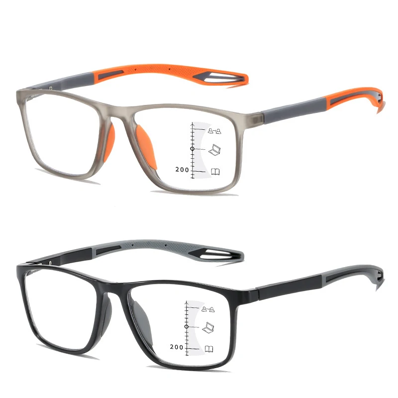 Soft Multifocal Progressive Reading Glasses Anti Blue Light 