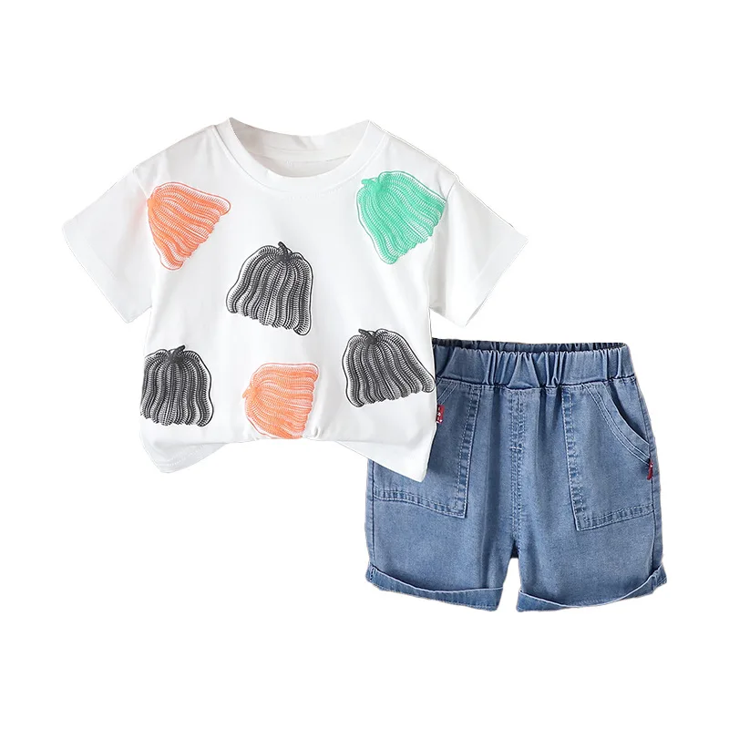 

2 шт./комплект, футболка и шорты для мальчиков и девочек