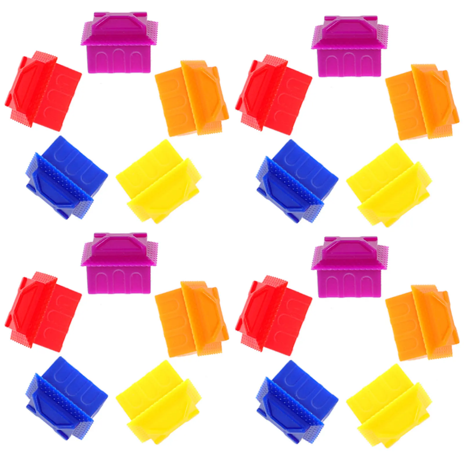 

60 шт. маленьких пластиковых игровых фишек для настольных игр, яркие цвета, обучающие инструменты, портативные, с гладкой поверхностью