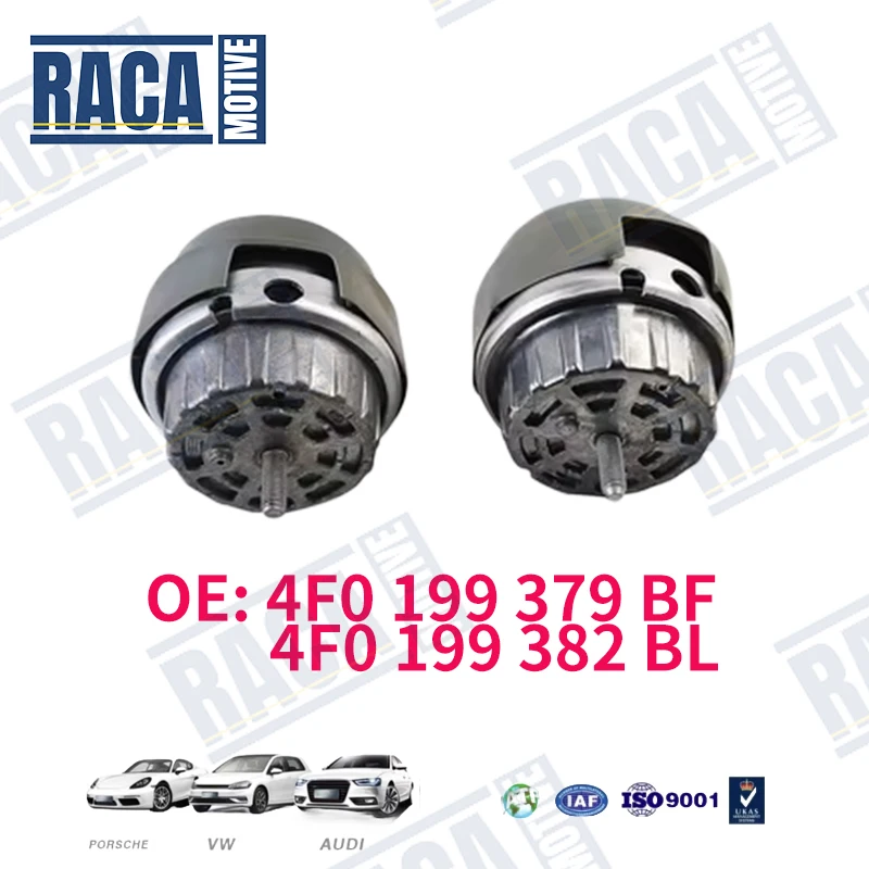 For Audi A6 Allroad C6 Quattro 3.0L 3.2L 2004-2011 Left/Right Engine Motor Mount 4F0199379BF 4F0199379BH 4F0199382BL 4F0199382BA