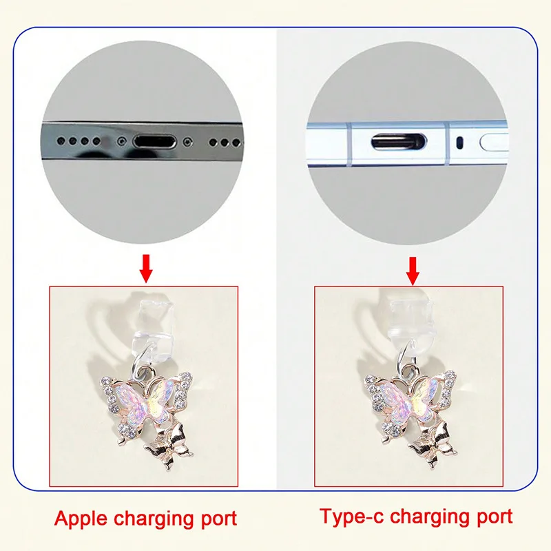 ل Type-C الغبار التوصيل شحن ميناء حامي مكافحة الغبار غطاء التوصيل ل IOS الهاتف البرق سامسونج هواوي Xiaomi الهاتف Dustplug