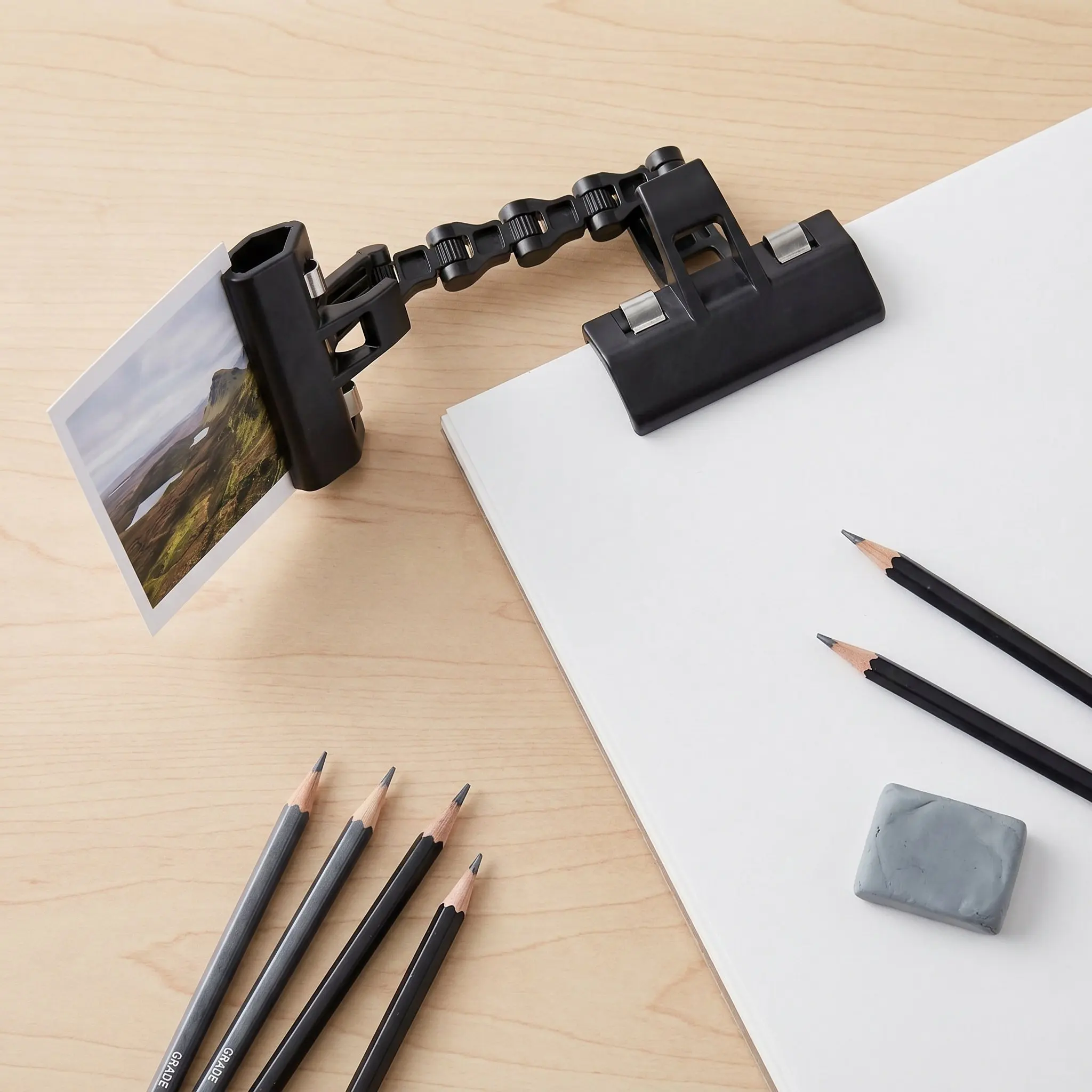 3 Pcs Sketch Pad Holder Drafting Board Clamp Adjustable Clip Drawing Boards Clips