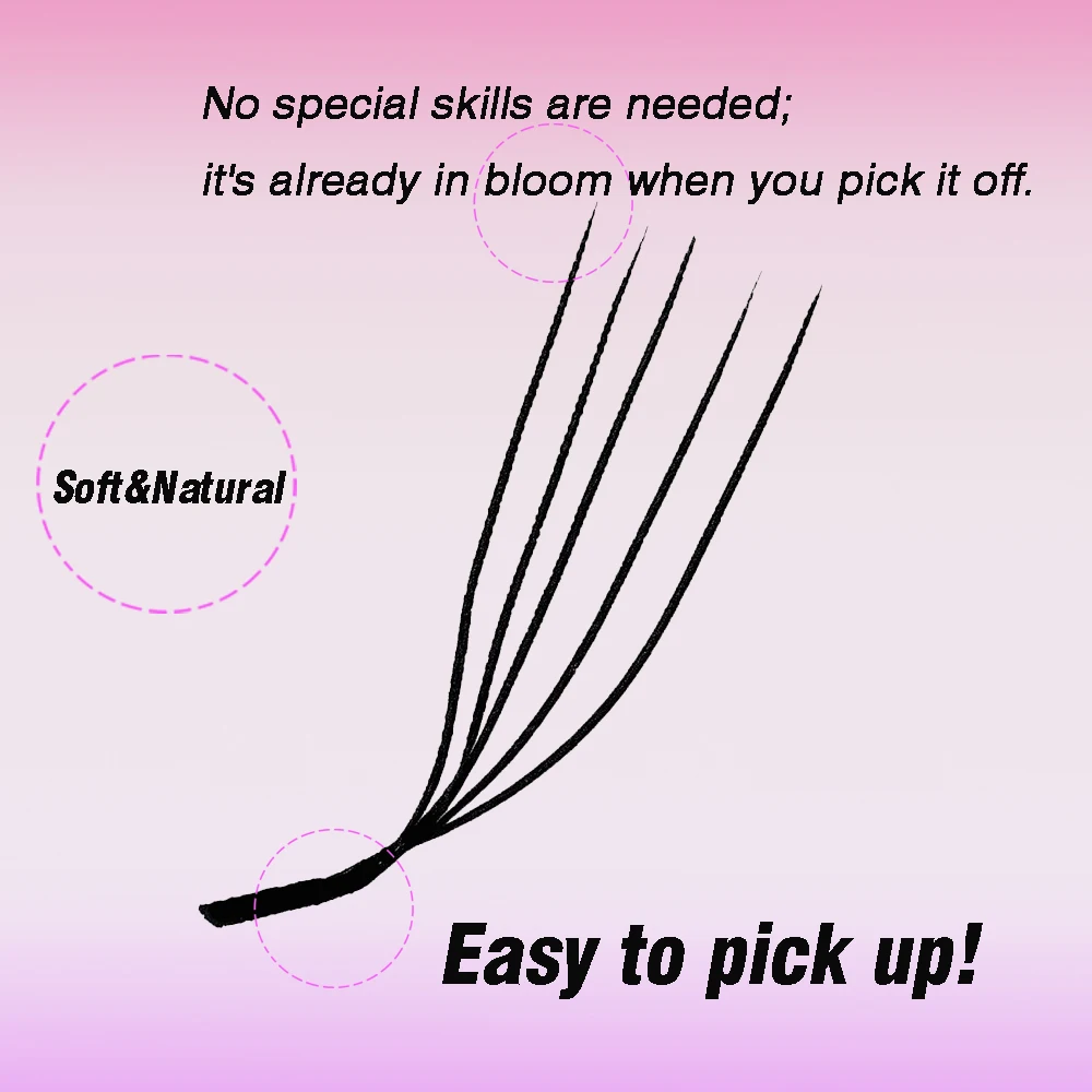 Qbeautylashes U 5D W Shape Eyelash Extensions Cílios Curl LU M C D YY High Quality False Extension Premium Individual lashes