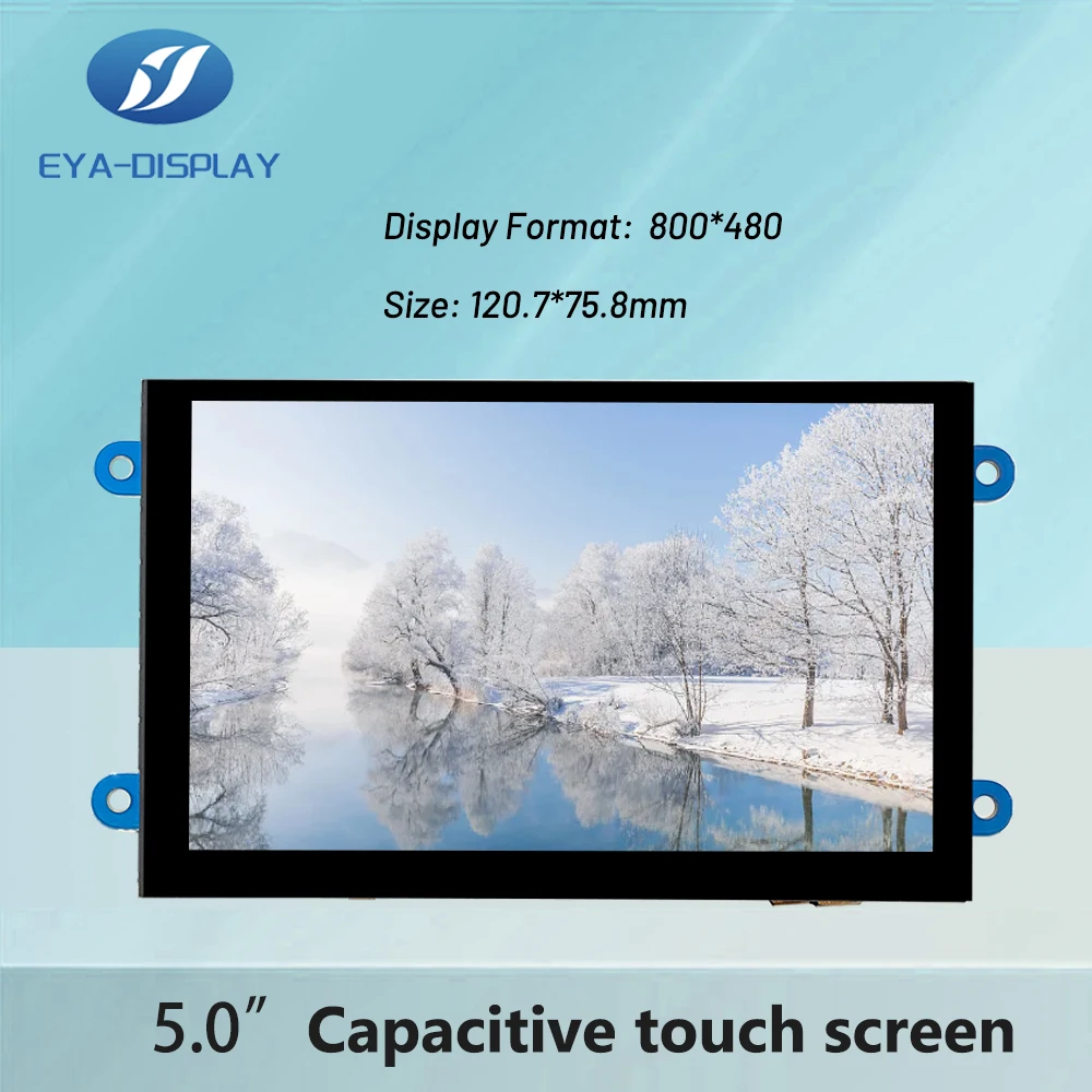 Full HD Touch IPS 5inch Display HDMI Compatible Screen Windows Support Raspberry Pi Display 800 * 480 Portable LCD Screen