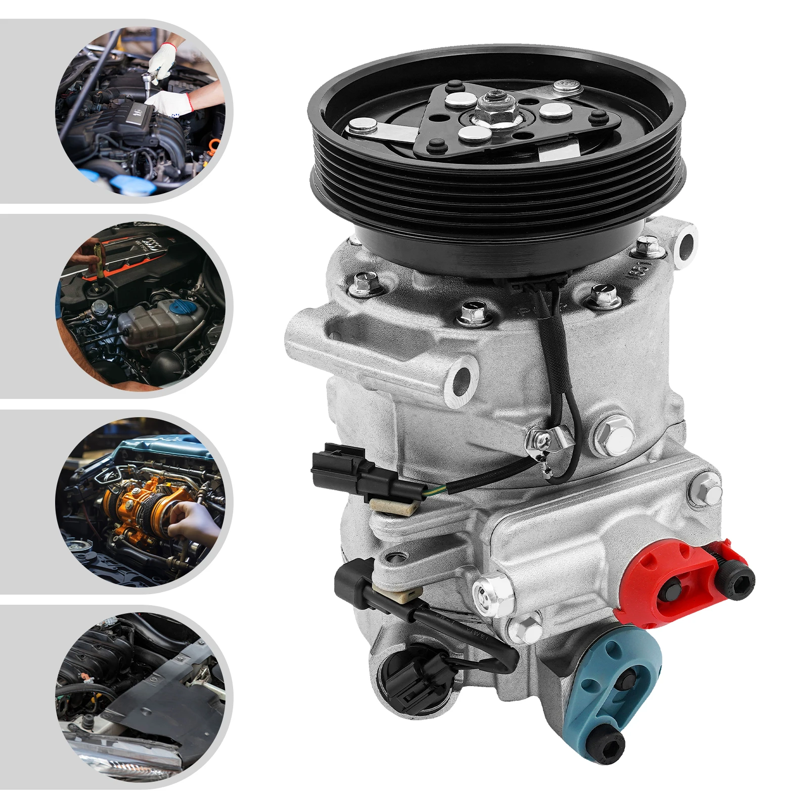 AC コンプレッサーボルボ S60 S80 XC60 XC70 XC90 V70 ランドローバー LR2 3.2L CO 11323C