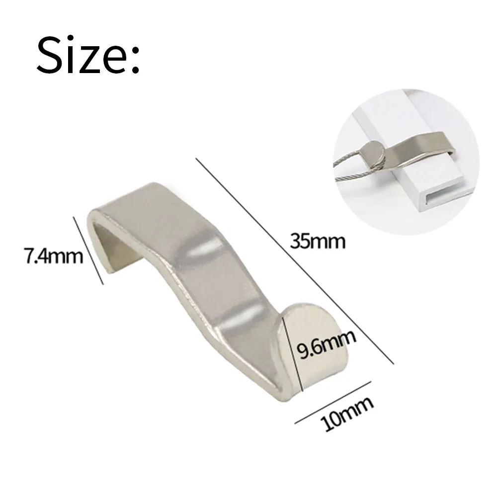 Picture Hanging Hooks Hanging Wire Hanger Frame Kit Steel Stainless Adjustable Light Hook DIY Hanging Cord Pictures Hanger